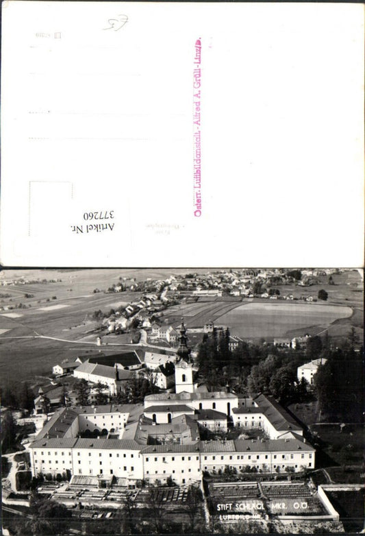 377260, Schlägl Abbey in the Mühlkreis district, aerial view