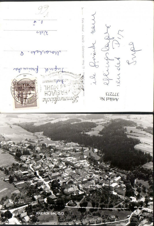 377273, Haslach im Mühlkreis, aerial view, pub photo Nakel