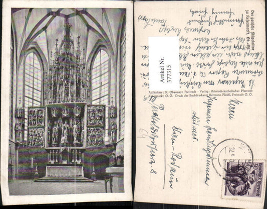 377315,Kefermarkt Kirche Innenansicht Flügelaltar Altar