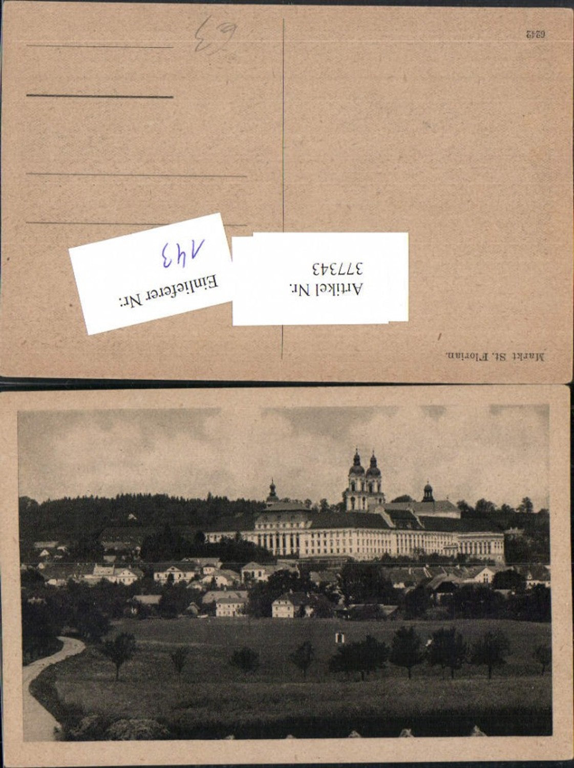 377343,Markt St. Florian Totale m. Stift