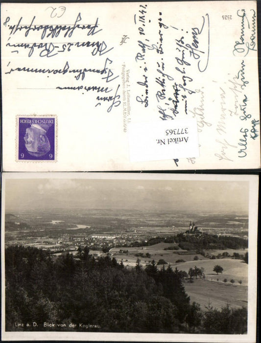 377365,Linz an d. Donau Totale von der Koglerau