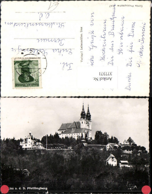 377371,Linz an d. Donau Pöstlingberg Kirche