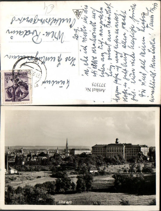 377375,Linz an d. Donau Teilansicht Gebäude