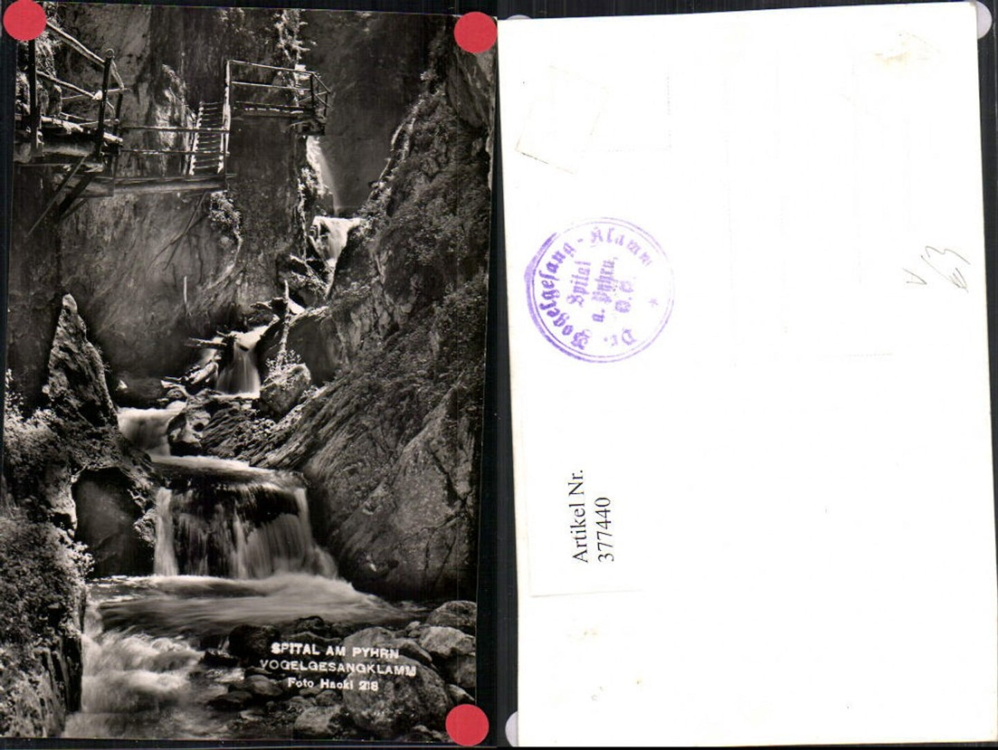 377440,Spital am Pyhrn Vogelgesangklamm Klamm Wasserfall pub Foto Hackl 218