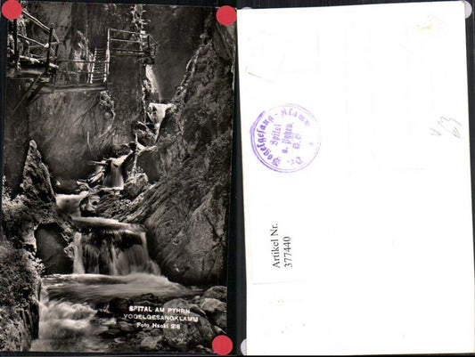 377440,Spital am Pyhrn Vogelgesangklamm Klamm Wasserfall pub Foto Hackl 218
