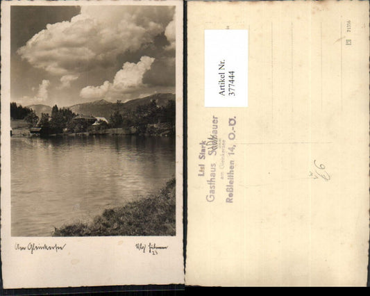 377444,Gasthaus Seebauer am Gleinkersee b. Roßleithen See pub Foto Hubmann 23