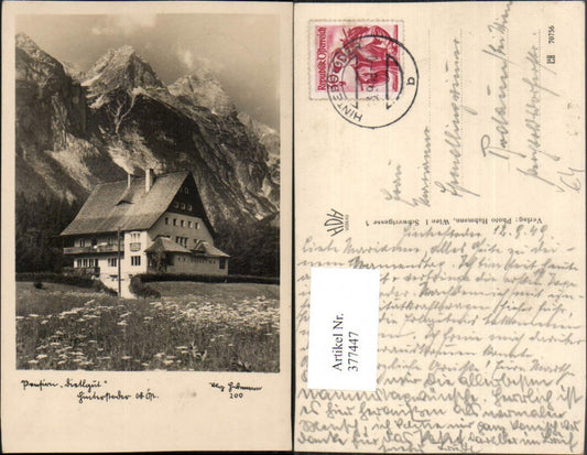 377447,Hinterstoder Pension Dietlgut Bergkulisse pub Foto Hubmann 200