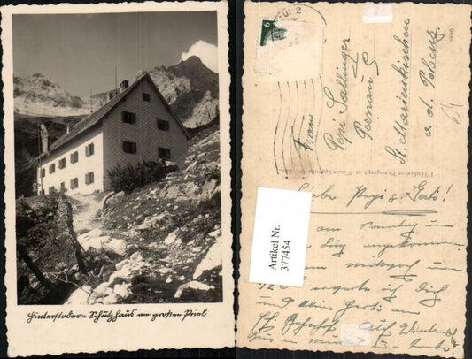 377454,Hinterstoder Schutzhaus Berghütte am großen Priel Bergkulisse