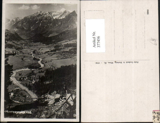 377456,Hinterstoder Totale Bergkulisse