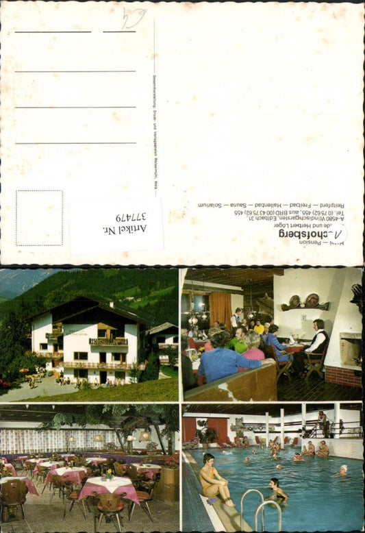 377479,Windischgarsten Hotel Pension Bischofsberg Hallenbad Mehrbildkarte