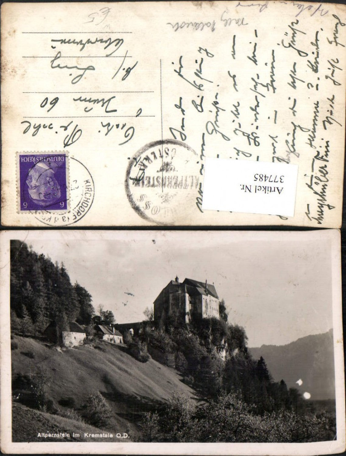 377485,Burg Altpernstein b. Micheldorf im Kremstale