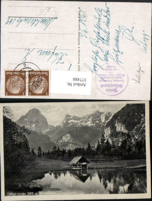 377488,Hinterstoder Polsterlucke Polsterluke Bergkulisse