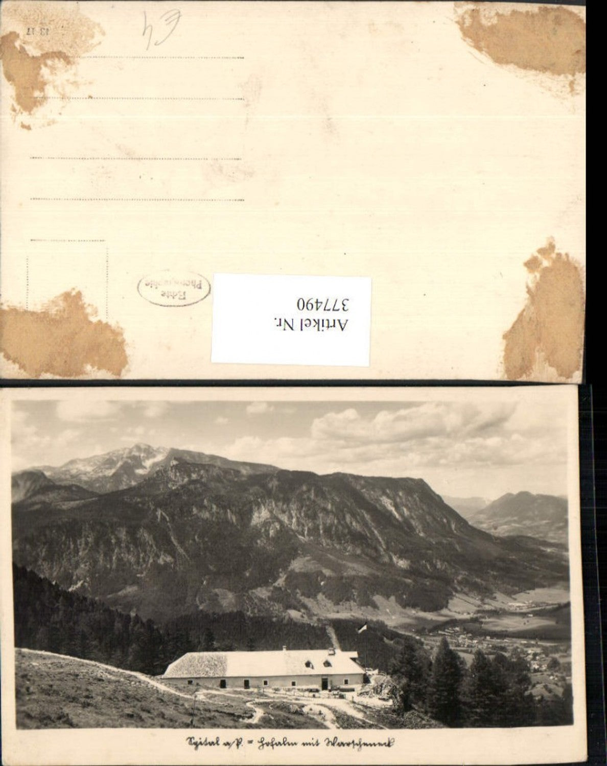 377490,Spital am Pyhrn Hofalm Almhütte m. Warscheneck Bergkulisse