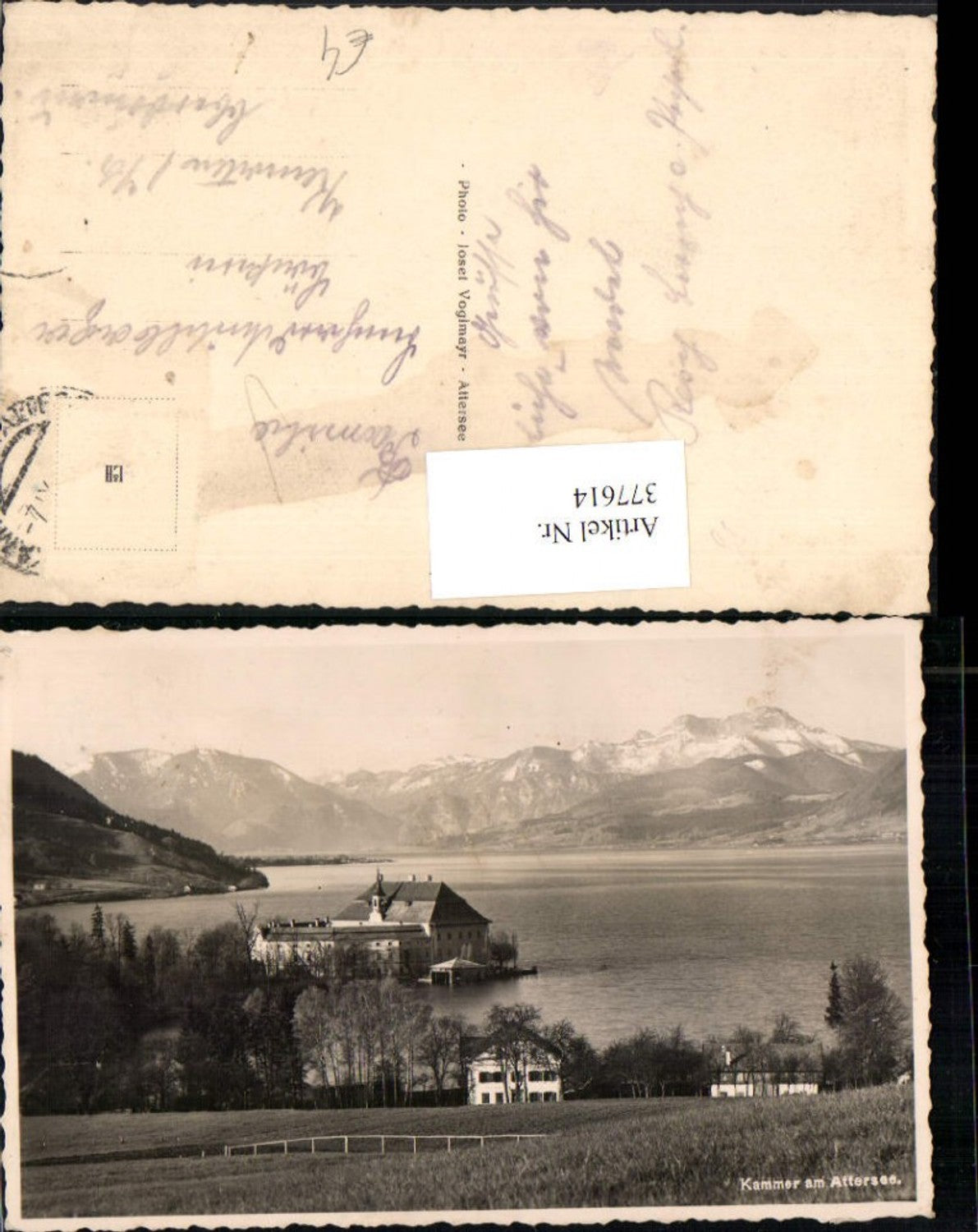 377614,Schloss Kammer am Attersee Bergkulisse