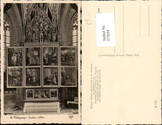 377654,St. Wolfgang Kirche Innenansicht Pacher-Altar pub Cosy