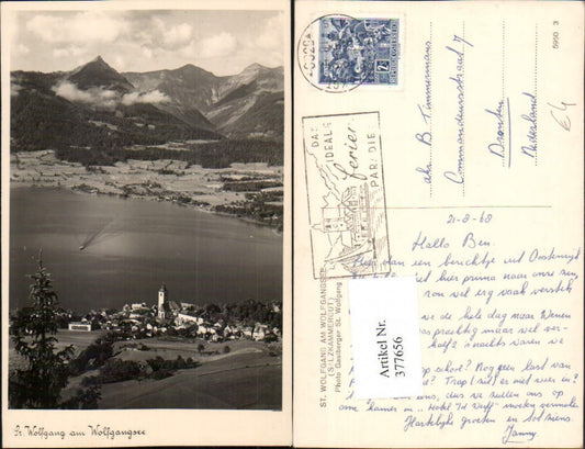 377656,St. Wolfgang am Wolfgangsee Totale Bergkulisse