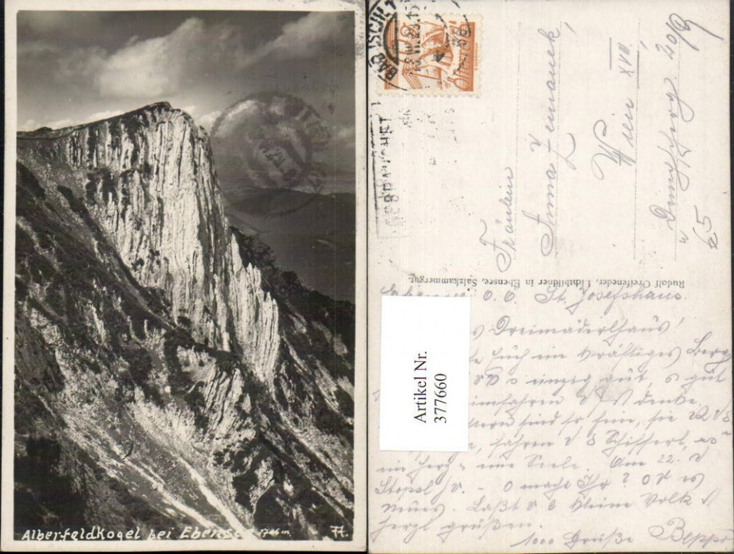 377660,Alberfeldkogel b. Ebensee Berggipfel