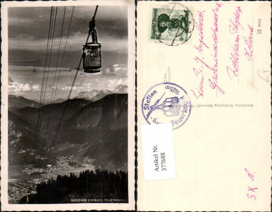 377688,Seilbahn Ebensee Feuerkogel Bergkulisse