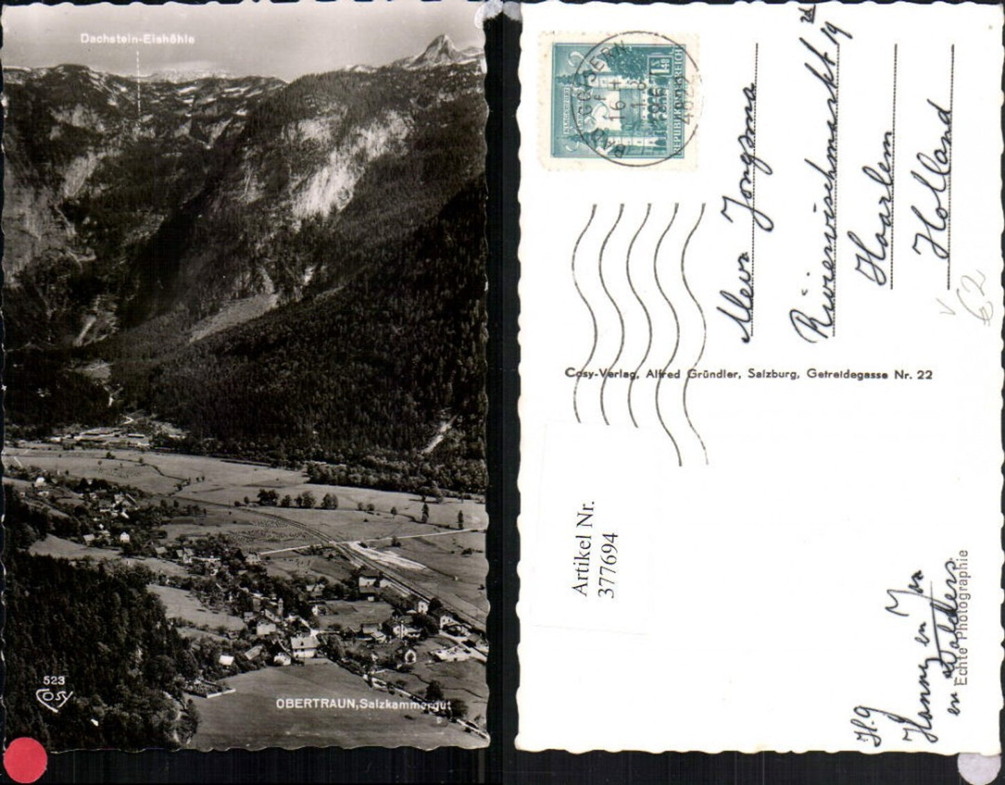 377694,Obertraun Totale Bergkulisse pub Cosy 523