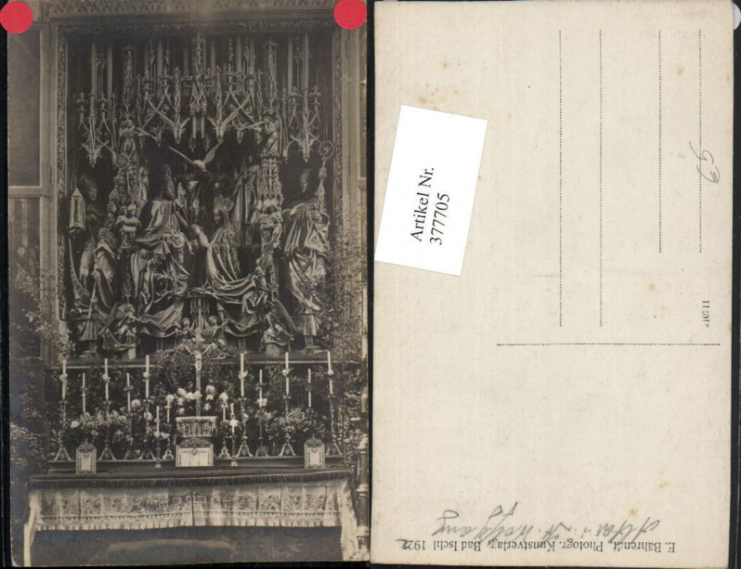 377705,Foto AK St. Wolfgang Altar