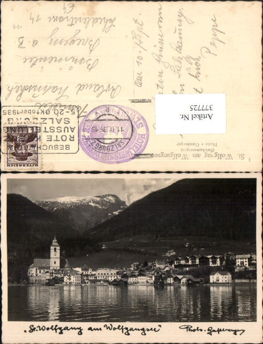 377725,St. Wolfgang am Wolfgangsee Totale Bergkulisse