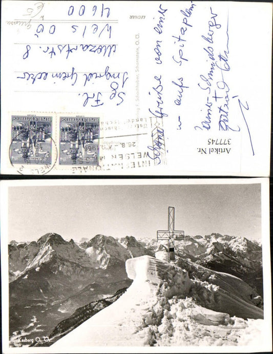 377745,Kasberg b. Grünau im Almtal Gipfel Bergkulisse