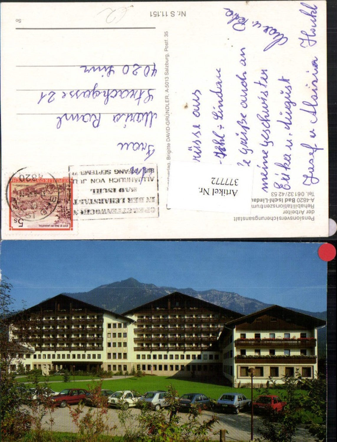 377772,Bad Ischl Lindau Rehabilitationszentrum Bergkulisse