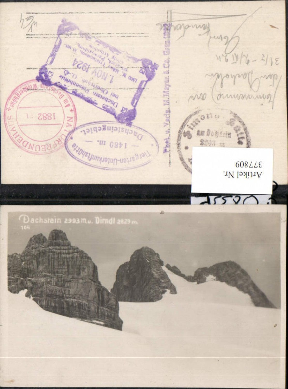 377809,Dachstein Dirndl b. Hallstatt pub Max Mayer