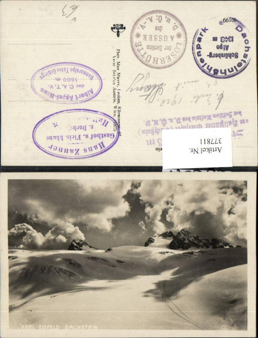 377811,Karl Eisfeld u. Dachstein b. Hallstatt Gipfel