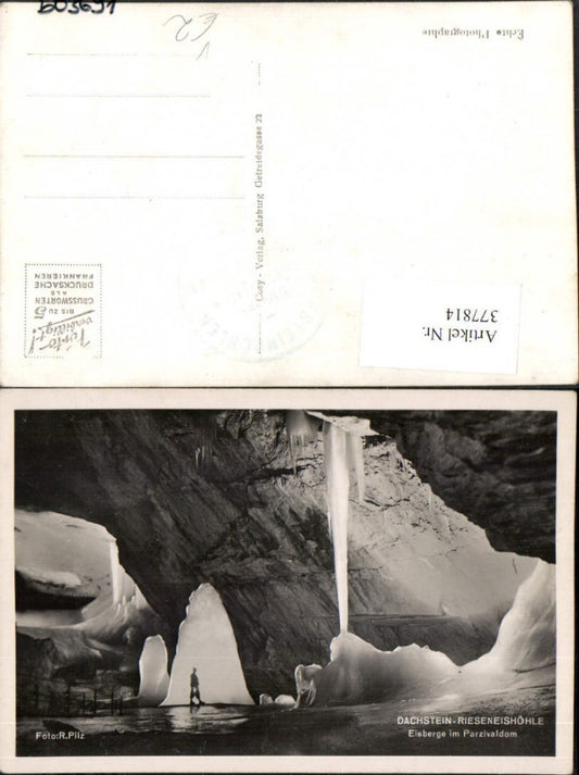 377814,Dachstein Rieseneishöhle b. Obertraun Eisberge im Parzivaldom pub Cosy