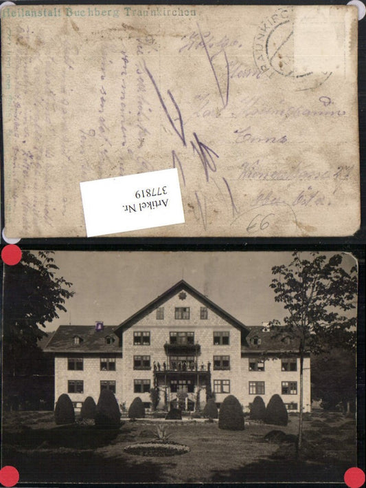 377819,Foto AK Traunkirchen Heilanstalt Buchberg