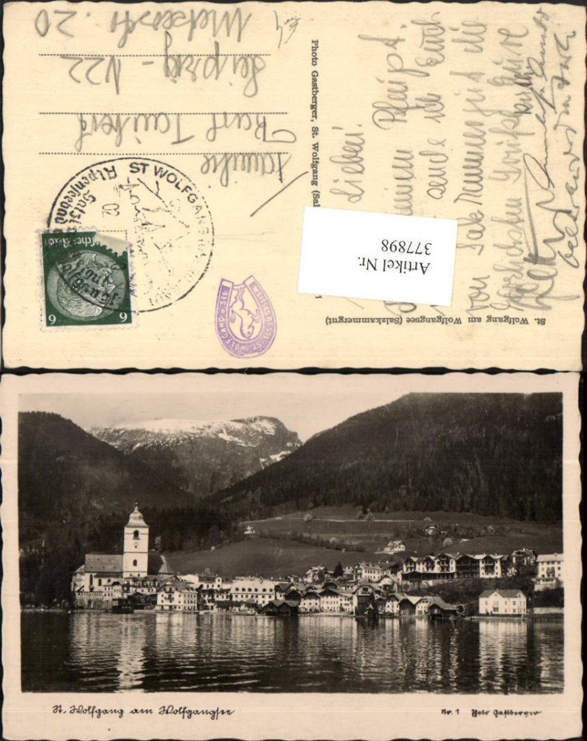 377898,St. Wolfgang am Wolfgangsee Totale Bergkulisse