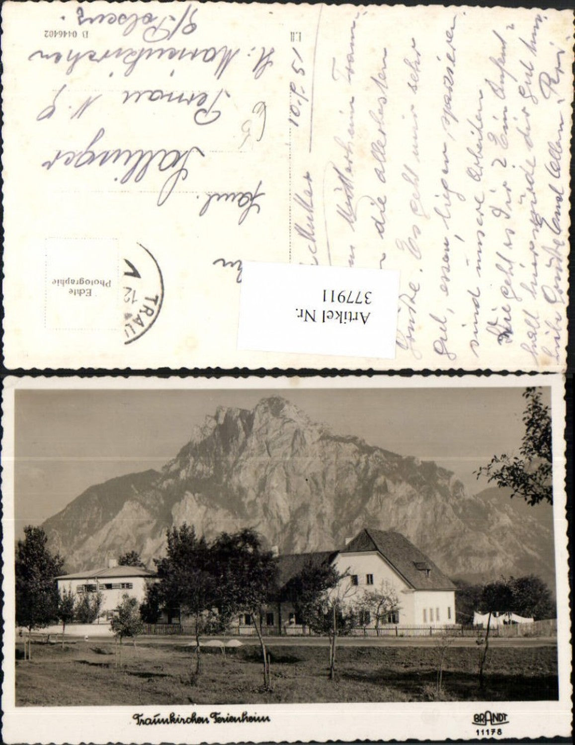 377911,Traunkirchen Ferienheim Bergkulisse pub F. E. Brandt 11178
