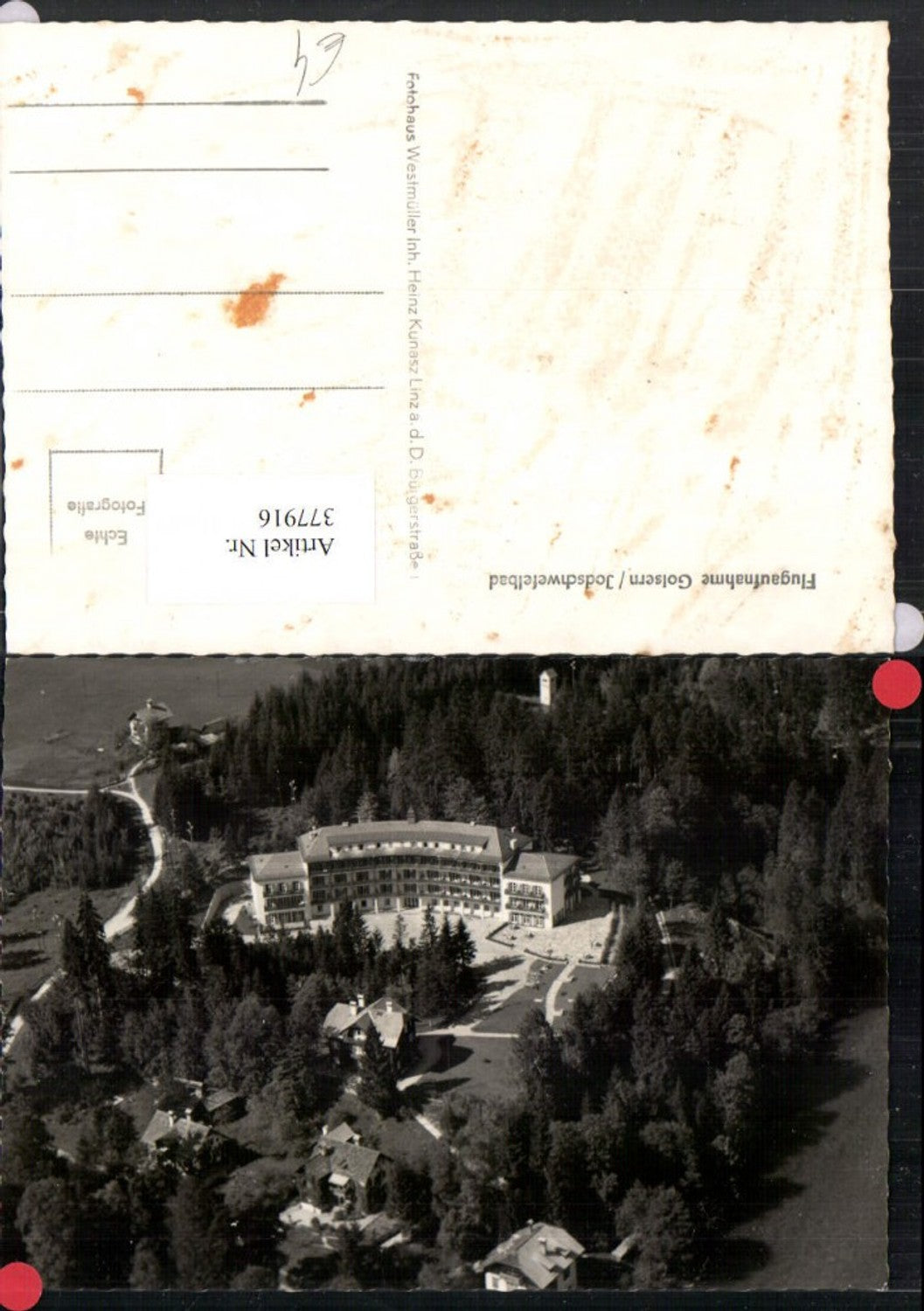 377916,Bad Goisern Jodschwefelbad Fliegeraufnahme