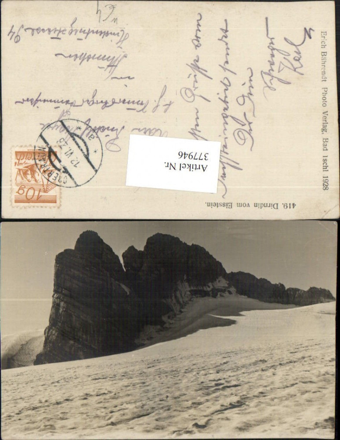 377946,Dirndln vom Eisstein b. Obertraun Berggipfel