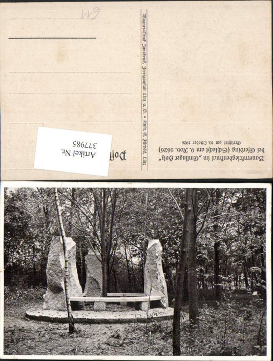 377985,Bauernkriegdenkmal im Emlinger Holz b. Eferding