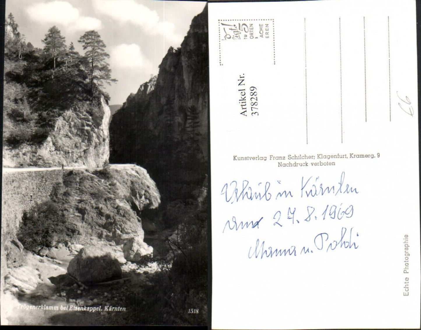 378289,Trögenerklamm Klamm b. Eisenkappel