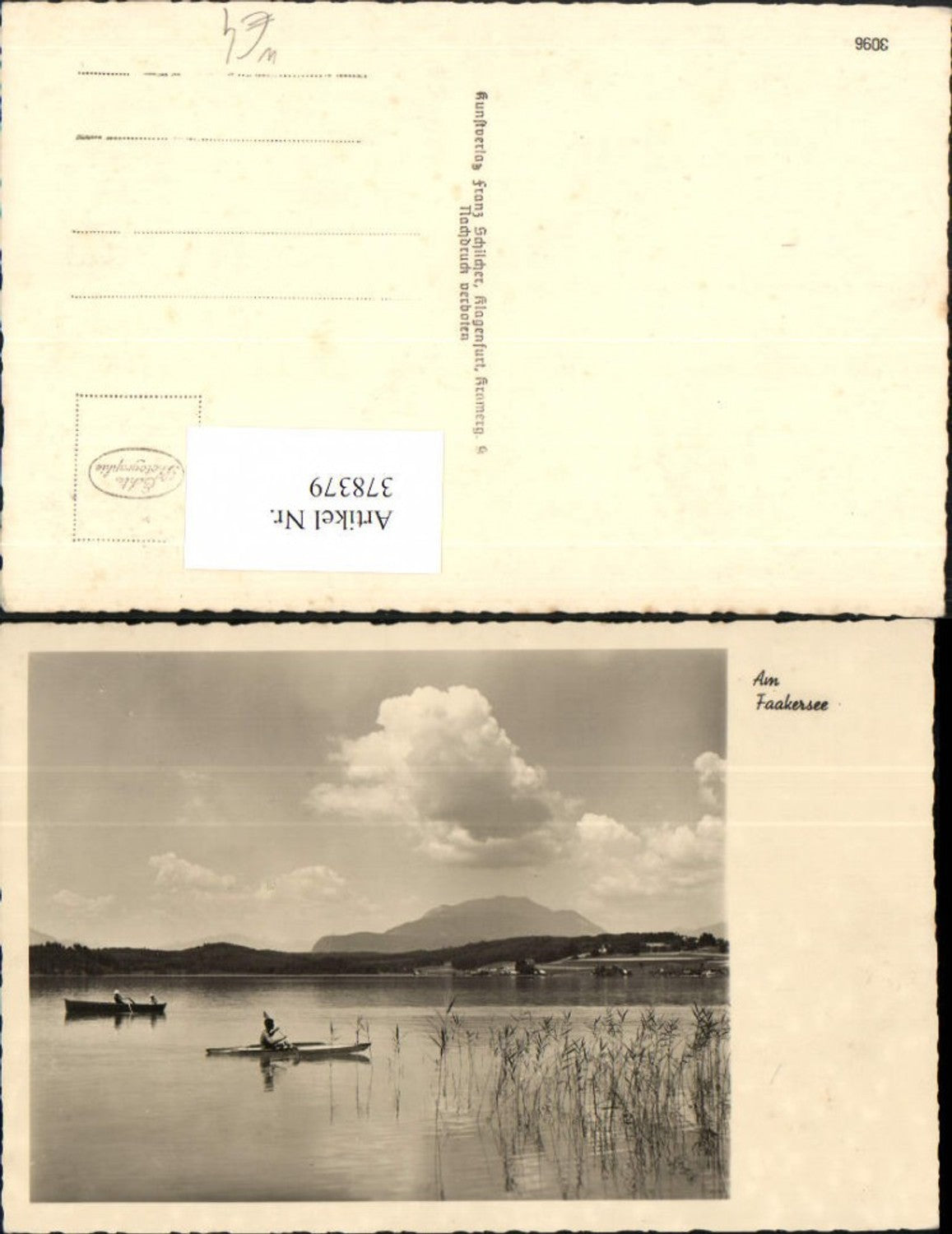 378379,Faakersee See b. Faak Villach Ruderboote Boote