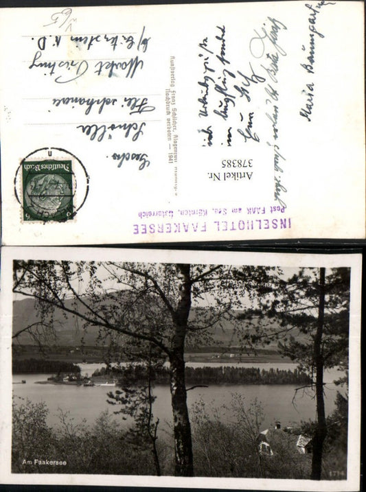 378385,Faakersee See b. Faak Villach pub Franz Schilcher 1714