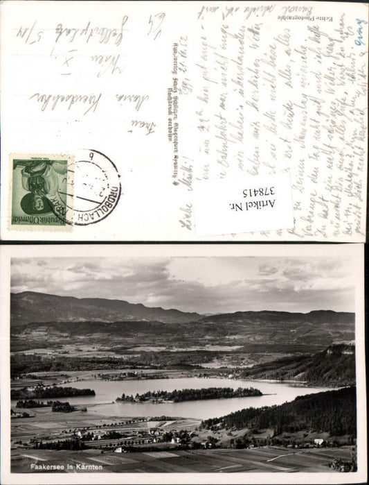 378415,Faakersee See b. Faak Bergkulisse pub Franz Schilcher
