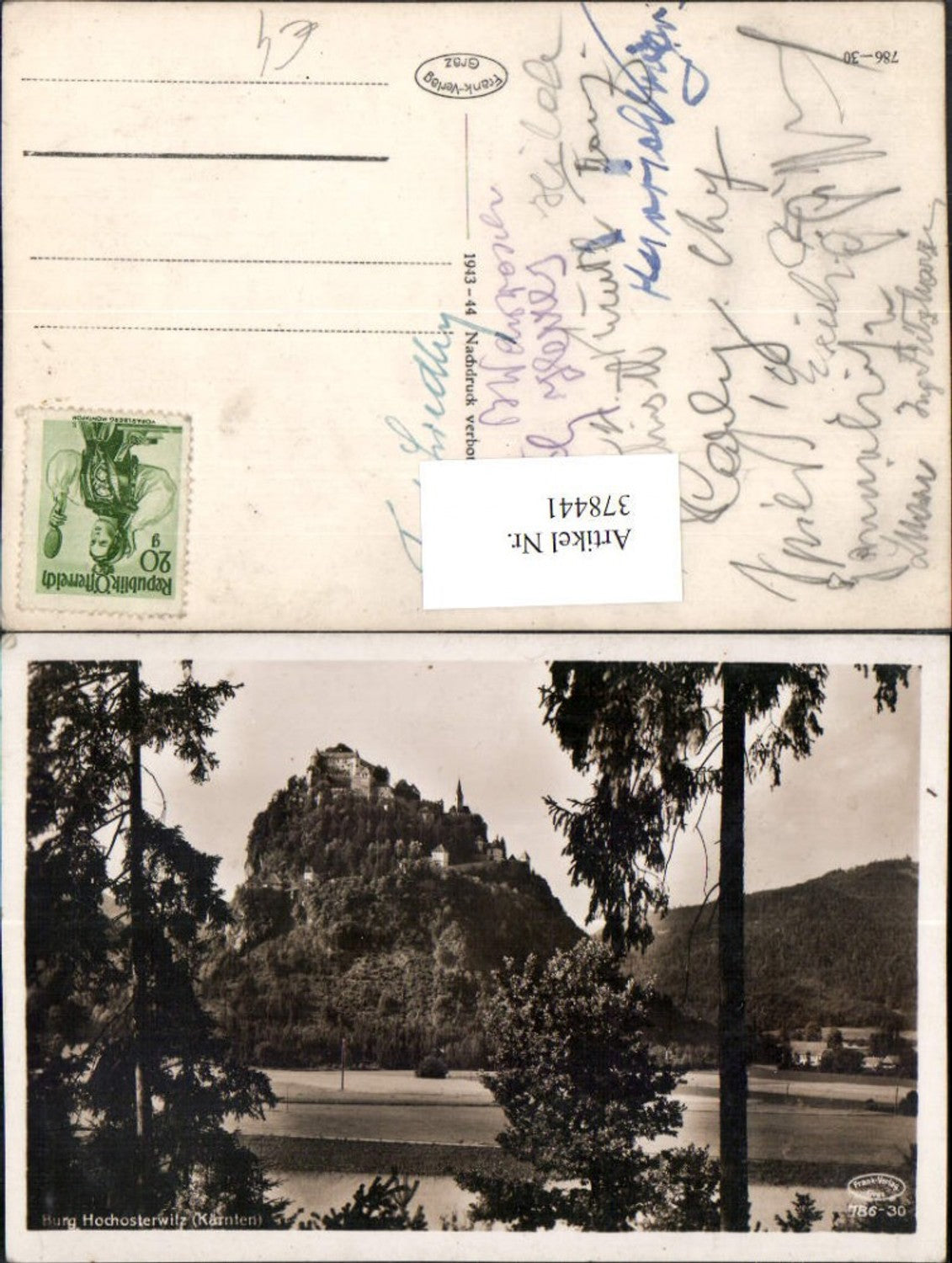 378441,Burg Hochosterwitz b. St. Georgen am Längsee