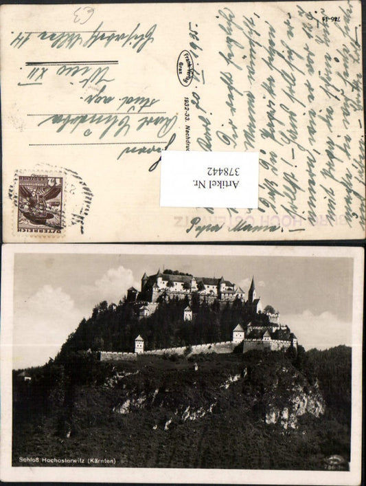 378442,Schloss Burg Hochosterwitz b. St. Georgen am Längsee