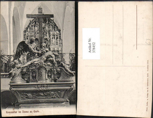 378452,Gurk Dom Kirche Innenansicht Kreuzaltar