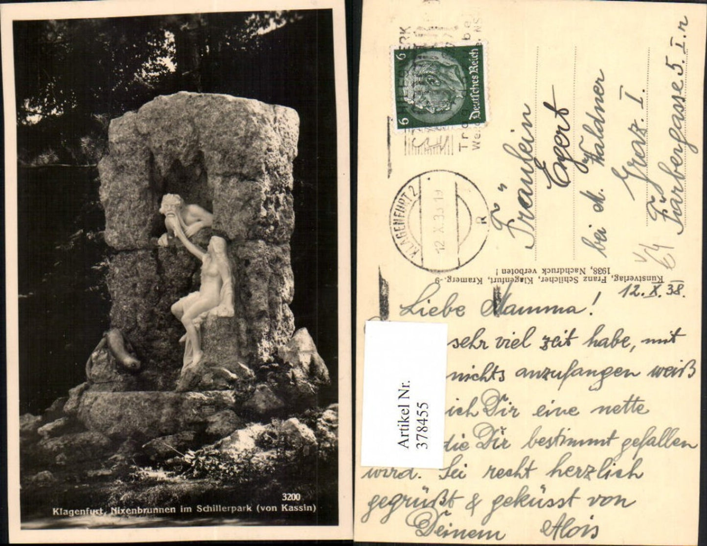 Alte Ansichtskarte – Old Postcard