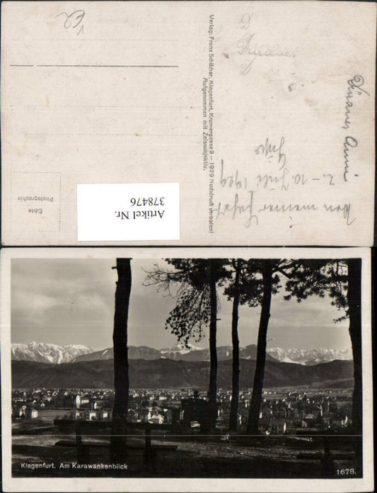 Alte Ansichtskarte – Old Postcard