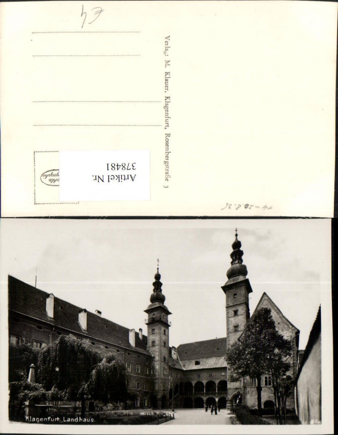 Alte Ansichtskarte – Old Postcard