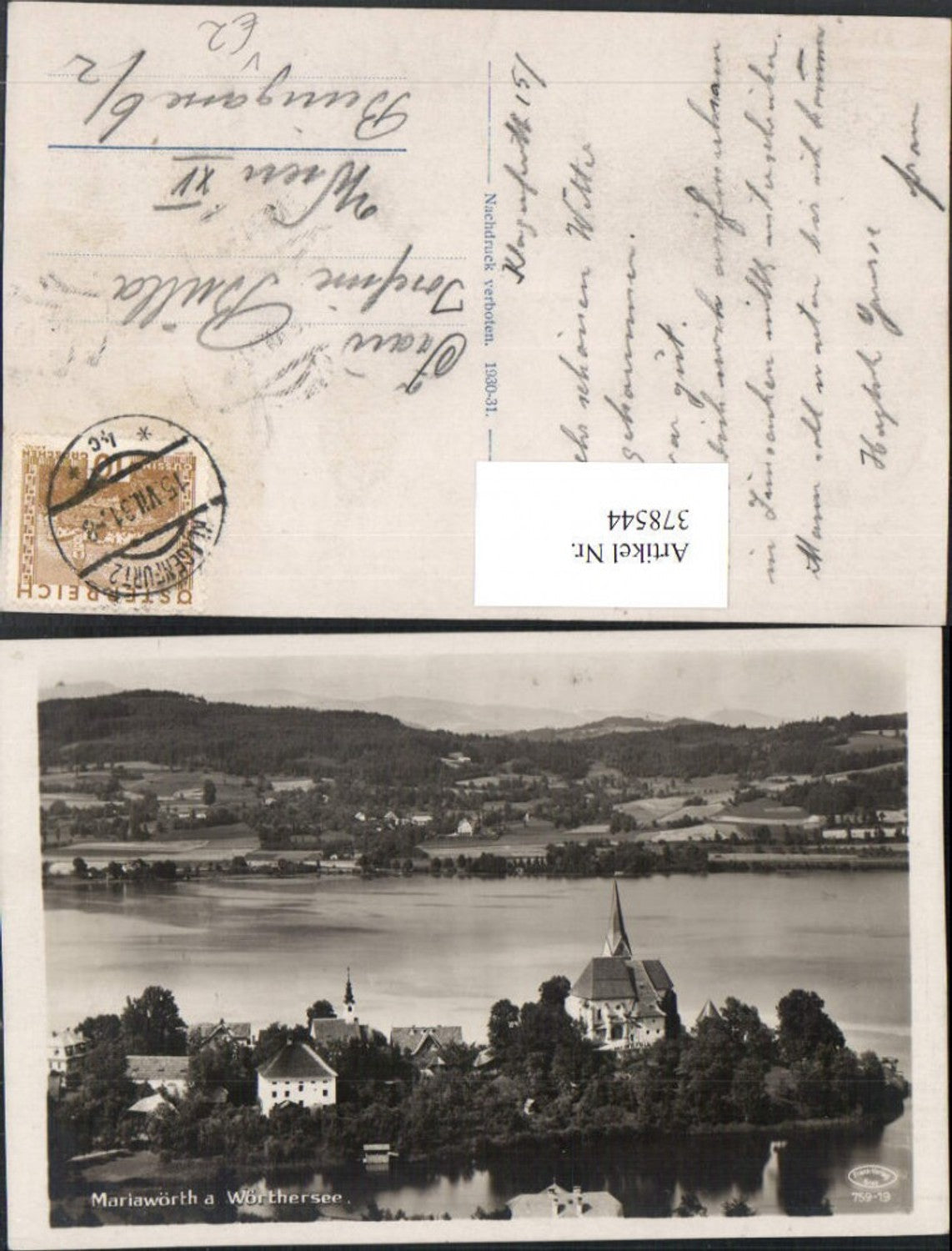 Alte Ansichtskarte – Old Postcard