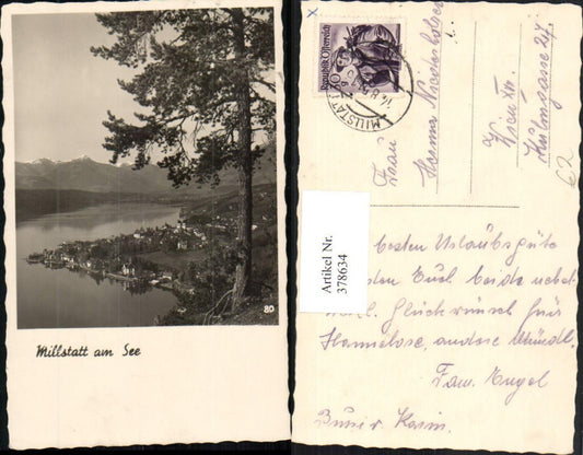 378634,Millstatt am See Totale Bergkulisse