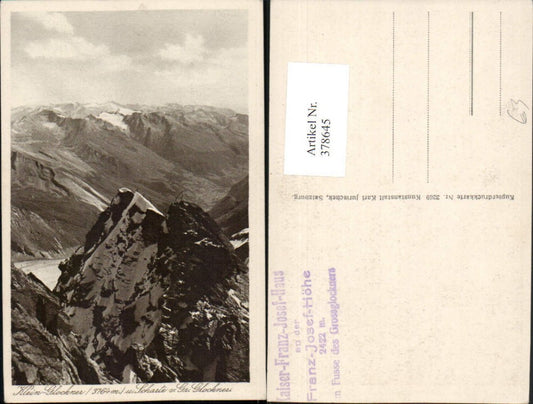 378645,Kleinglockner u. Scharte vom Großglockner b. Heiligenblut Bergkulisse