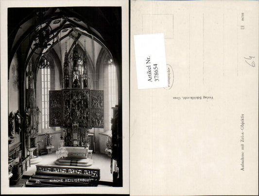 378654,Heiligenblut Kirche Innenansicht Altar